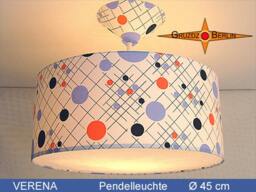 Vintage Lamp Verena Pendant With Diffuser in Retro Design - thumbnail 2
