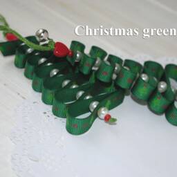 Christmas Tree Ornaments Ribbon Decoration Polka Dots Xmas Decor Gift For Coworker Friends Small Ornament - thumbnail 3