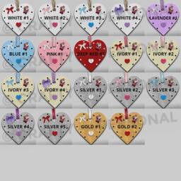 Personalised Baby's 1st First Christmas Bauble Wooden Heart Tree Ornament Or Magnet Gift For Boy Girl - thumbnail 2