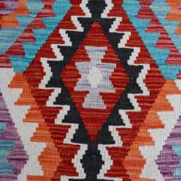 3x10 Ft Afghan Stunning Runner Rug, Handmade Kilim Maimana Chubi Flatweave Oriental Hallway Carpet - thumbnail 3