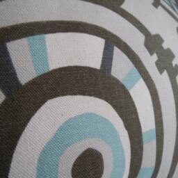 Tribal Eye. Brown.pale Blue.natural.creamy White. Charcoal Grey.home Decor.pillow Covers.den.lodge.man Cave.pillow Cover.home.slipcover - thumbnail 4