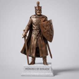 Richard I Of England Medieval Royal Collectible Statue - thumbnail 1