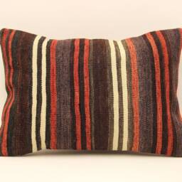 Throw Lumbar Kilim Pillow 14x20 Inch(35x50 cm Bohoturkish Kilim Pillowcover Chair Small Oblong Cushion Cover Tribal Pillow 4Bef-234 - thumbnail 2