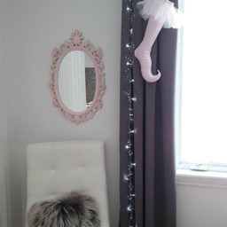 Elf Christmas Stocking - Pink Satin Ballerina Tutu, Swarovski Crystals - thumbnail 4