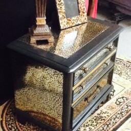 Leopard Table - Leopard Furniture Nightstands Decor -Bedroom Tables Print Night End Kids Room De - thumbnail 4