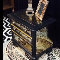 Leopard Table - Leopard Furniture Nightstands Decor -Bedroom Tables Print Night End Kids Room De - thumbnail 3