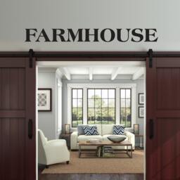 Farmhouse Wall Decor, Farmhouse Vinyl Decal, Diy Farm Sign, Rustic Decal For Living Room, Kitchen Or Porch - thumbnail 1