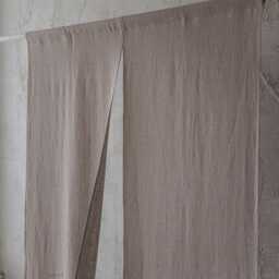 Rustic Linen Noren Curtain - Thick Doorway For Privacy Minimalist Japanese Decor Eco-Friendly Room Divider Home Accent - thumbnail 2