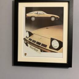 Porsche 924 Turbo 1981 Framed Original Advertising Wall Art, Birthday Christmas Gift Classic Car Enthusiasts, Display in Home, Office A66 - thumbnail 2