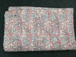 New Rajasthani Pattern Kantha Bedspread Pure Cotton Throw Queen Size With Smooth Touch Perfect For Winter Season Bedding Quilt - thumbnail 1