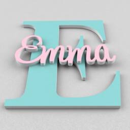 Personalized Name Sign For Kids & Babies, Door Sign, For Room, Wall Decor, Art - thumbnail 4