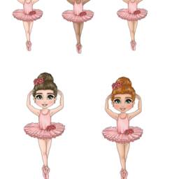 Personalised Ballerina Doll Decoration, Bauble, Christmas Ornament , Ballerina Christmas, Children's - thumbnail 2