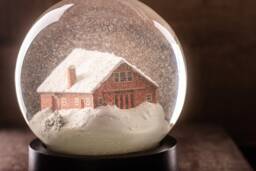 Custom Snow Globe - Your Home in A Globe