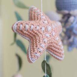 Ocean Baby Mobile. Nautical Mobile With Whale, Jellyfish, Turtle, Stingray Fish, Crab, Starfish & Octopus - thumbnail 3