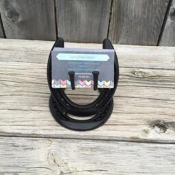 Black Horseshoe Business Card Holder - Holder, Country Style Supplies, Western Office Supplies & Decor - thumbnail 3