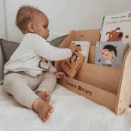 Montessori Bookshelf, Libreria Furniture, Custom Playroom Decor, Nursery Bookcase, Kids Birthday Gift, Decor - thumbnail 2
