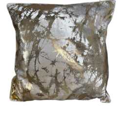 Luxury Abstract Cushion Cover Navy, Beige & Champagne, 55x55cm - thumbnail 2