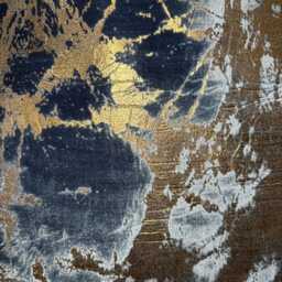Luxury Abstract Cushion Cover Navy, Beige & Champagne, 55x55cm - thumbnail 4