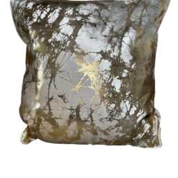 Luxury Abstract Cushion Cover Navy, Beige & Champagne, 55x55cm - thumbnail 3