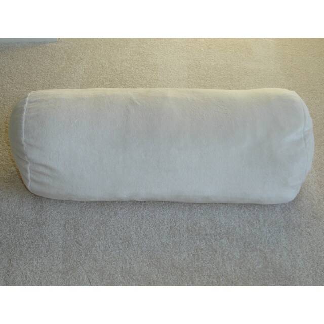 "Cylinder Bolster Cover Minky Plush Cuddlesoft Fleece Plain Block Colour Beige Cream 6x16 Pillow Sham 16""x6"" Round Cushion Case 16" - image 1