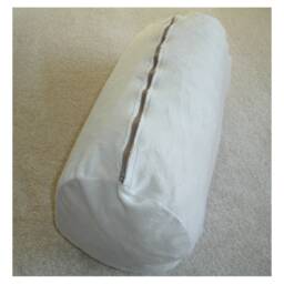"Cylinder Bolster Cover Minky Plush Cuddlesoft Fleece Plain Block Colour Beige Cream 6x16 Pillow Sham 16""x6"" Round Cushion Case 16" - thumbnail 3