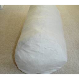 "Cylinder Bolster Cover Minky Plush Cuddlesoft Fleece Plain Block Colour Beige Cream 6x16 Pillow Sham 16""x6"" Round Cushion Case 16" - thumbnail 2