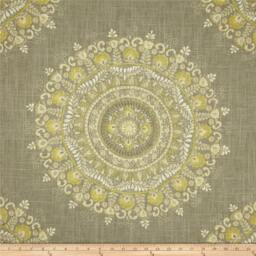 "Pair 25 Or 50"" Wide Richloom Margarita Suzani Curtain Panels Drapes Curtains Gray Blue 25x63 50x84 25x96 25x108" - thumbnail 1