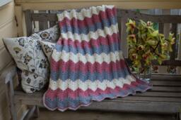 stellar Ripple Baby Blanket Made To Order - thumbnail 1