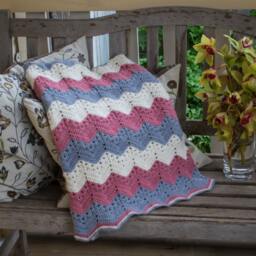 stellar Ripple Baby Blanket Made To Order - thumbnail 2