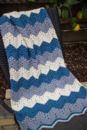 stellar Ripple Baby Blanket Made To Order - thumbnail 4