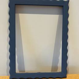 Bespoke Wavy Picture Frame, 30mm - Farrow & Ball Or Little Greene Colors Solid Wood - thumbnail 3