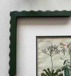 Bespoke Wavy Picture Frame, 30mm - Farrow & Ball Or Little Greene Colors Solid Wood - thumbnail 1