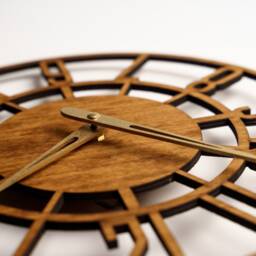 Wall Clock With Numbers, Wall Kitchen, Modern Wall Numbers, Wood Numeral, Wooden Large, Wooden Small - thumbnail 3