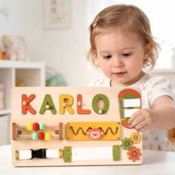 Custom Name Puzzle Gift For Kids, Wooden Toys Toddlers, 1st Birthday Gift, Christmas Gift, Personalised Baby Toy, Keepsake
