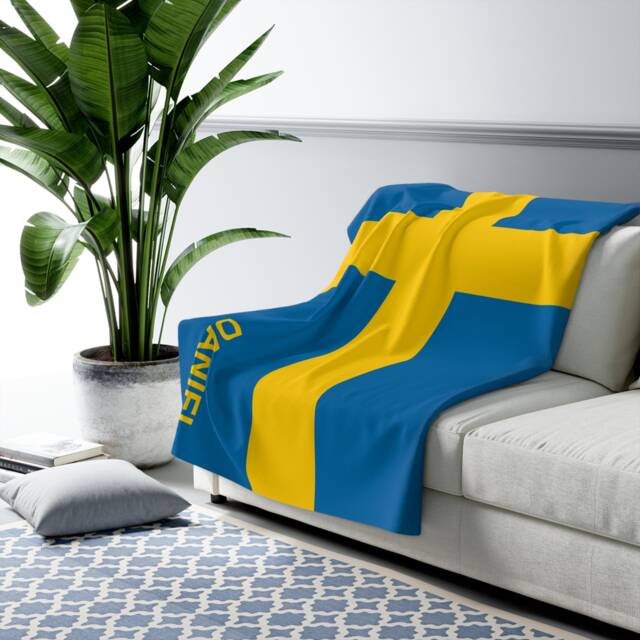 Sweden Fleece Blanket - image 1