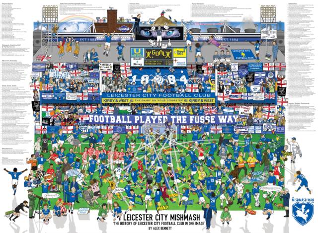 Leicester City Mishmash - The History Of The Foxes in One Image - image 1