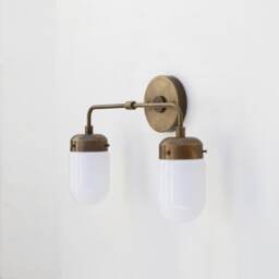 Bathroom Vanity Light, Wall Sconce Light With Brass Shade, Minimal Ul Listed. Clm, No.0304 - thumbnail 3