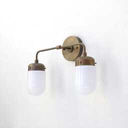 Bathroom Vanity Light, Wall Sconce Light With Brass Shade, Minimal Ul Listed. Clm, No.0304 - thumbnail 2