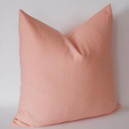 Salmon Cotton Pillow Cover Decorative Throw Cushion - thumbnail 2
