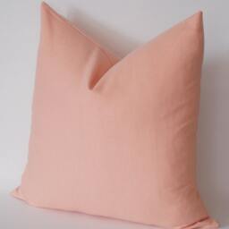 Salmon Cotton Pillow Cover Decorative Throw Cushion - thumbnail 4