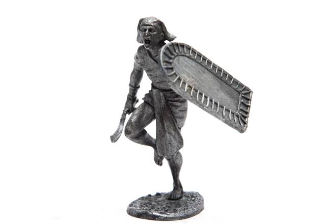 Tin 54mm Egyptians. Egyptian Footman. Battle Of Megiddo 132 Scale Miniature - image 1