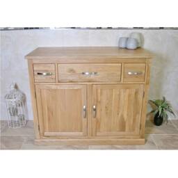 Solid Oak Bathroom Furniture - 1000mm Vanity Cabinet Cupboard Storage Sideboard 1161 - thumbnail 1