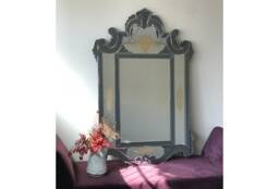 Venetian Mirror, Beveled French Style, Hand Craft, Gold Leaf, Art-081
