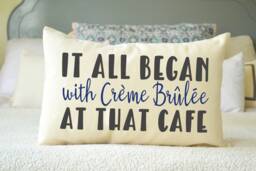 Personalized Pillow, Cotton Anniversary, Second Marriage, Fiance Gift, It All Began Love Story, Making It, Gift For Men, Trending Now - thumbnail 1