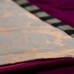 Pillow Cover With 2 Different Sides, Side Frame, Magenta & Lime Green - thumbnail 3