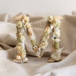 Dried Flower Lettering - Children's Decoration, Wedding, Christening, Home - thumbnail 3