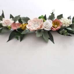Baby Girl Flower Floral Wall Adornments Embellishment - Nursery Crib Decor Girls Room Garden Woodland Shower Whimsical - thumbnail 3