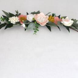 Baby Girl Flower Floral Wall Adornments Embellishment - Nursery Crib Decor Girls Room Garden Woodland Shower Whimsical - thumbnail 2