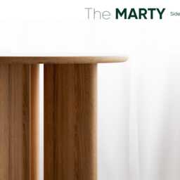 Nesting Tables - End Round Side Table Solid Wood Small For Living Room Set Of - thumbnail 2