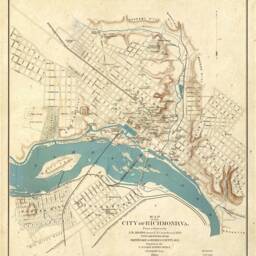 Old Map Of Richmond - Historical Reproduction On Paper Or Canvas - thumbnail 2